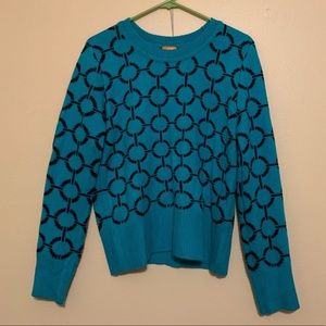 Joe Fresh teal sweater